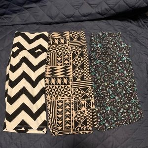 4 cotton mini skirts